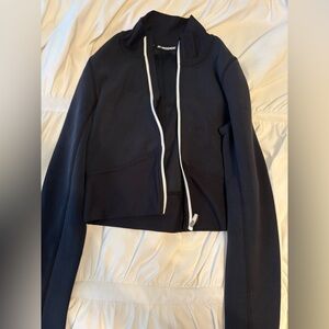 FP Movement by Free People Navy Zip-Up Hoodie